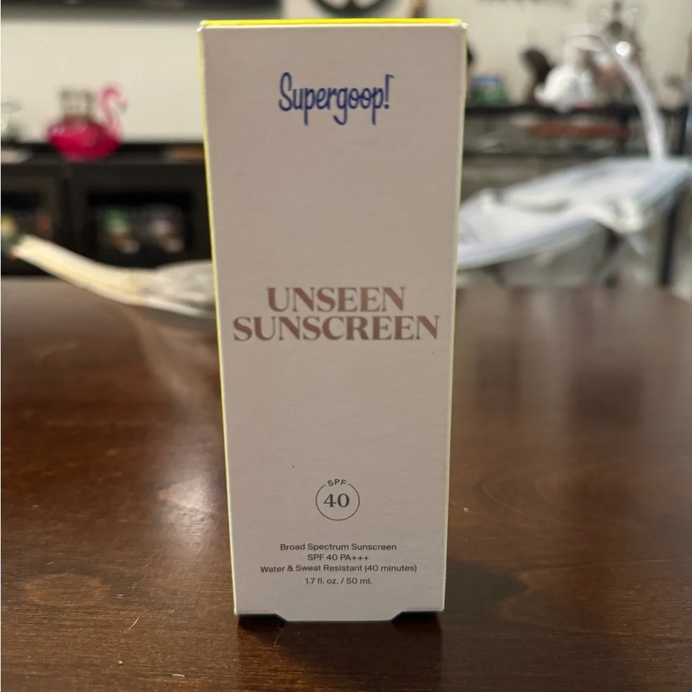 NWT Supergoop Unseen Sunscreen SPF 40 - Full Size, 1.7 fl oz - Picture 4 of 8